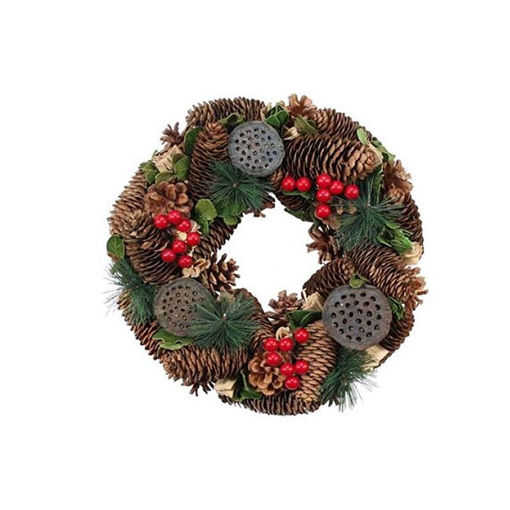 Picture of Red Berry Wreath - d30cm