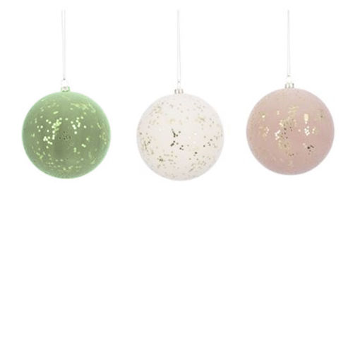 Picture of 3 Ornamental Baubles - 10cm