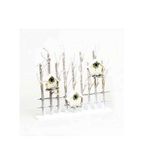 Picture of Pre-lit Bird Houses on Branches - w68cm