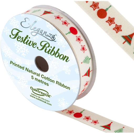 Picture of Ribbon  - Festive Design  - 5m