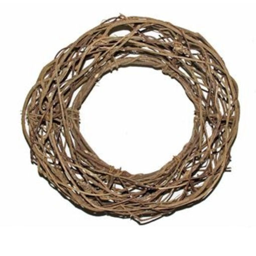 Picture of Wreath - Open Woven - Natural - 24cm