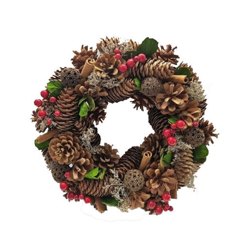 Picture of Wreath - Cinnmon, Cones and Berries