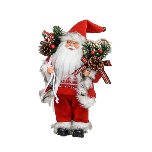 Picture of Standing Santa and Sack | 30cm