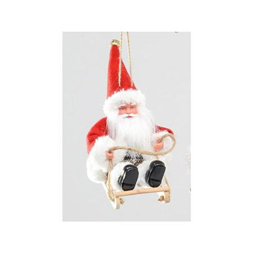 Picture of Santa on Sleigh Hanging Decoration