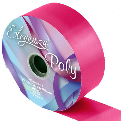 Picture of Ribbon  - Poly - Deep Cerise - 91m x 50mm