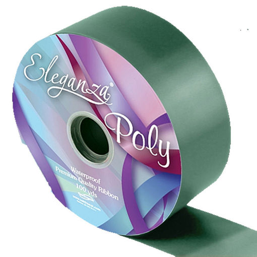 Picture of Ribbon  - Poly - Green - 91m x 50mm