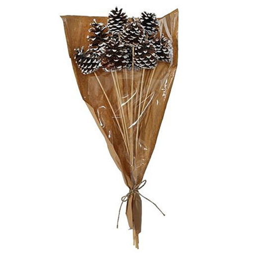 Picture of Pick Snow Tipped Pinecone 12pcs  50cm