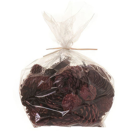 Picture of Bag of Pinecones | Mixed Red