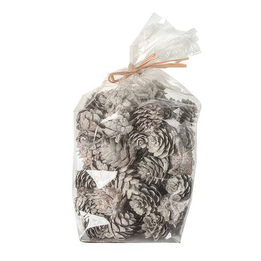Picture of Bag of Whitewashed Pinecones
