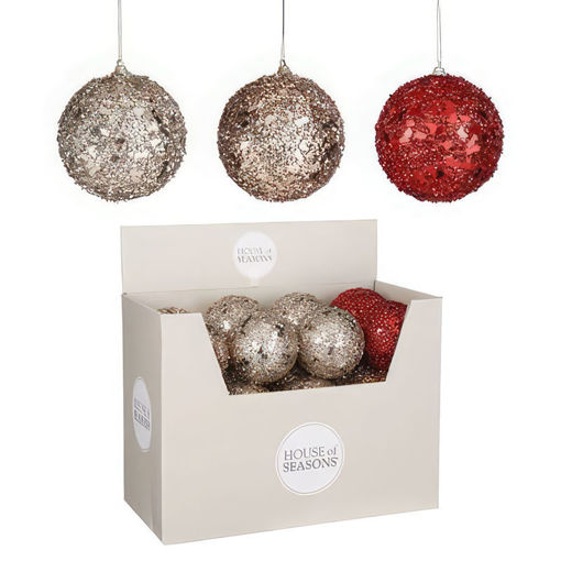 Picture of Bauble Unbreakable | Red Copper Champagne | Assorted | S