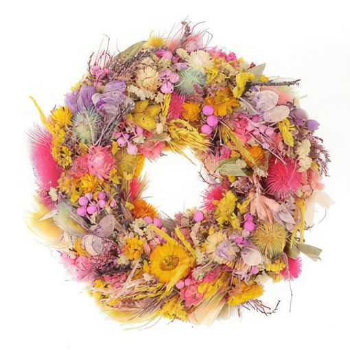 Picture of Wreath Deco Dried  Flowers 40cm