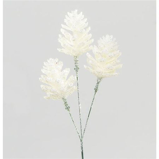 Picture of Glitter Cone Pick | White | 25cm