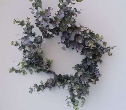 Picture of Eucalyptus Wreath | 40cm | Green Purple