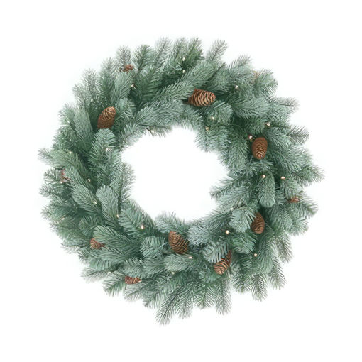 Picture of Stockholm Fir Wreath | W/50cm | 120 LED Tips