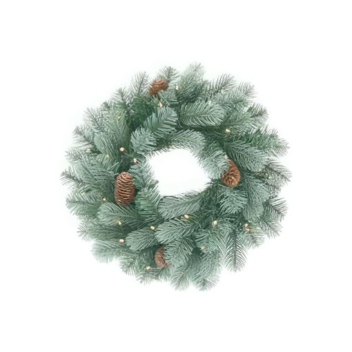 Picture of Stockholm Fir Wreath | W/35CM | 63 LED Tips